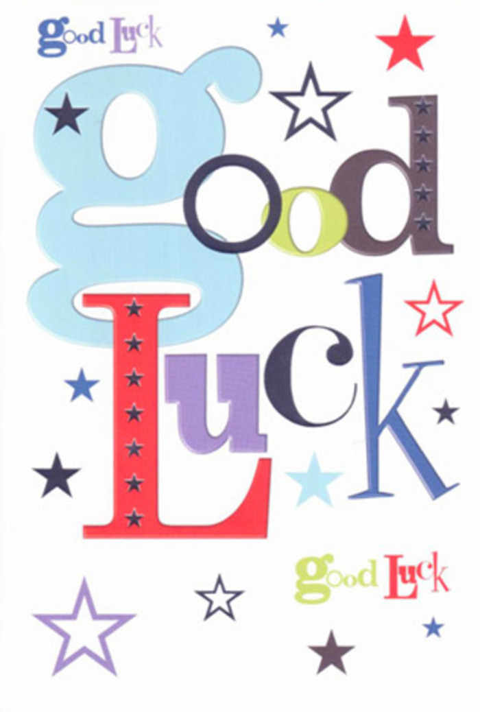 This luck-themed card overflows with vibrant character, its dynamic play of colours and cheerful typography bringing the heart of Kenton to life. Each letter boldly stands out-pastel blue here, spirited red there, slender black lending contrast-all arranged to balance both whimsy and sincerity. Dotted stars, both delicate and bright, skip across the white expanse like confetti scattered through local celebrations at Woodcock Park or bustling Kenton Market Sundays. The card's design exudes a kind of gentle encouragement; you can almost hear familiar laughter from neighbours and friends wishing each other the best, their hopes imbued in every brushstroke and colour choice. The crisp texture, smooth to the touch, reminds one of the quality cardstock favoured at Kenton Florist for their signature notes and gift tags. There's artistry here, but also a heartfelt intimacy-a reminder that luck and support are never far away in Kenton. It's more than a card; it's a cheerful companion for every new journey, filled with faith, hope, and the shared spirit of a caring local community.